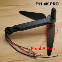 SJRC F11 4K PRO GPS Drone Arm with Motor Engine Propeller Spare Part Front Rear Arm Accessory