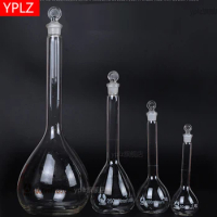 Quartz graduated volumetric flask high temperature resistant and high purity chemical experiment debugging bottle