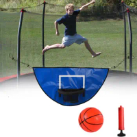 Kids Sports Toys Basketball Balls Toys For Boys Girls 3+ Years Old Trampoline Foldable Basketball Hoop Throw Outdoor Indoor Game