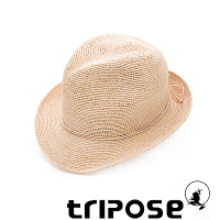 tripose 經典微旅-100%手工Raffia紳士遮陽草帽-單色-帽簷-5cm(自然色