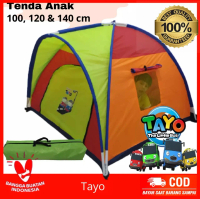 Tenda Anak Karakter Tayo SSJ Store 140, 120 & 100 cm | Tenda Mainan Anak | Tenda Camping Murah | Kem