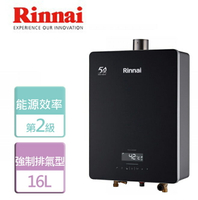 【林內 Rinnai】16L 強制排氣型熱水器-RUA-C1628WF-LPG-FE式-部分地區含基本安裝