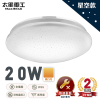 太星電工 LED高亮度吸頂燈20W/暖白光  WH920L