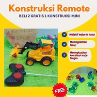 [BELI 2 GRATIS 1 KONSTRUKSI MINI] 981 [BUCKET BISA NAIK TURUN!] Mainan Anak Mobil Remot Ekskavator R