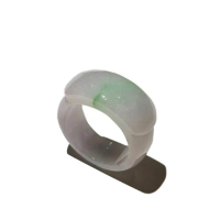 【Fubibaoding jeweler 富璧寶鼎珠寶】春彩馬鞍玉戒(天然A貨 翡翠 送禮 男士珠寶 戒指 扳指 國際圍#18)