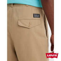 Levis 滑板系列 男款 寬鬆版卡其休閒短褲 / 淺卡其