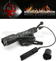 Night-Evo美式M620C LED強光戰術電筒戶外手電鼠尾按鈕雙控頭盔燈