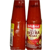 Indofood Saos Tomat 135Ml, Indofood Saos Pedas 135Ml, Indofood Saos Pedas Manis 135Ml, Indofood Saos