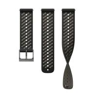 Suunto 22mm Athletic 8 矽膠錶帶 S+M 黑色