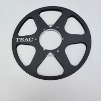 New Analog Audio 10.5" X ¼” Metal Tape Reel -NAB HUB Open Reel Audio Aluminum Takeup Reel By teac