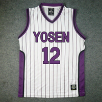 黑子的籃球隊服陽泉12號冰室辰也紫原敦籃球服套裝籃球衣背心定製