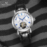Seagull Tourbillon Watch Men's Manual Mechanical Watch Simple Business Waterproof Watch Luxury Brand 818.924