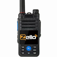 Zello Walkie Talkie B5 GSM WCDMA LTE 4G Radio With Sim Wifi Blue Tooth GPS Long Range PoC Two Way Radio 2/3/4G Worldwide Talking