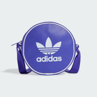 adidas 側背包 斜背包 小包 運動包 三葉草 AC ROUND BAG 紫 IR5446