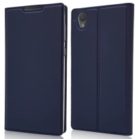 XA1 Shockproof Leather Case on for Sony Xperia L1 XA XA1 Plus XZ Premium XZS X Performance Z5 XZ1 Compact Phone Case Cover Men