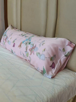 ปลอกหมอนยาว Tencel T57P สีชมพู