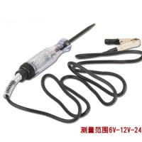 By DHL 200Pcs/Lot Car Voltage Circuit Tester For long 6V/12V DC System Probe Continuity Test Light