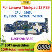 For LENOVO Thinkpad 13 S2 PS9 Notebook Motherboard.With 3865/i3/i5/i7 7th Gen CPU.DA0PS9MB8E0 DDR4 100% test work