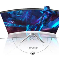 75Hz 32 inch curved screen LED computer PC gaming monitor