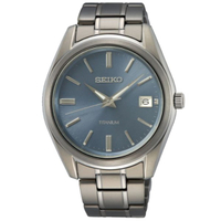 seiko SK037 精工錶 SK037 6N52-00B0B(SUR371P1) CS系列經典簡約紳士男鈦金屬腕錶/淺藍面 40.2mm｜樂天領券折300★全館特惠中★指定刷卡回饋10%