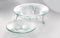 歐式創意時尚單層果盤玻璃果盤果斗自助餐盤沙拉盤