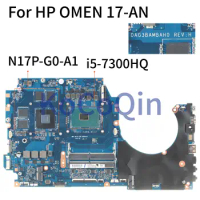 KoCoQin Laptop motherboard For HP OMEN 17-AN i5-7300HQ SR32S Mainboard DAG3BAMBAH0 REV:H N17P-G0-A1