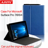 Smart Case Cover For Microsoft Surface Pro 8 7 6 5 4 Pro7 Pro6 Pro4 12.3 13" Tablet Case Soft Shell Put Keyboard Protective Case