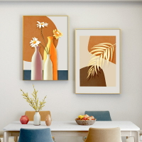 沙發背景畫 向日葵裝飾畫 現代簡約客廳墻壁畫入戶玄關掛畫正對門