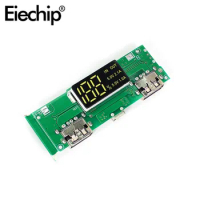 1PCS USB Mobile Power Bank 18650 Charging Module 5V 2A 1A Lithium Battery Charger Board with Digital Display
