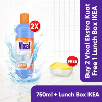 Buy 2 Vixal Pembersih Kamar Mandi Ekstra Kuat 750ml FREE Lunchbox IKEA