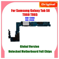 Unlocked for Samsung Galaxy Tab S6 T860 T865 Motherboard Mainboard with full chips logic board full tested good working