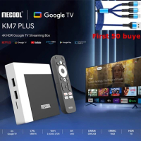 Mecool km7 plus ATV Smart TV Box Android 11 Google Certified 2GB 16GB 2.4G/5G Wifi BT5.0 media player