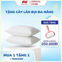 Ruột gối lông vũ sợi microfiber Hàn Quốc Nanomex chuyên dùng cho khách sạn 4-5 sao mềm mại ấm áp đàn