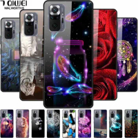 Tempered Glass Colorful Cover For Xiaomi Redmi Note 10 Pro Case Hard Shockproof Funda for Redmi Note10 / Note 10Pro Cases Shell