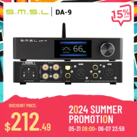 SMSL DA-9 High Quality Power Amplifier Bluetooth 5.0 Amp APT- X Support DA9 with Remote Control SU-9 SH-9