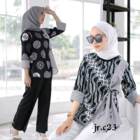Batik wanita baju batik kantor Atasan Kerja