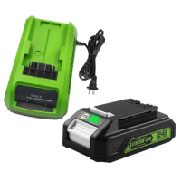 Replace Greenworks 24V Battery 3000mAh Lithium Battery and Greenworks 24V Tool Series Compatible Garden Pruning Tool Battery
