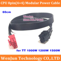 High Quality 60cm PSU 8pin to CPU 8(4+4)-pin Modular Power Supply Cable for TT /Thermaltake 1200w 1000W 1500W