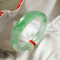 Natural Jade Grade A Ice Green Bangle New Green Jade Bracelet Burma Jade Bangle For Woman Gifts Drop Shipping