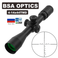 BSA OPTICS TMD 4-14X44 FFP Rifle Sight Hunting Rifle Scope Riflescope Sniper Gear Air Soft Gun Hunt