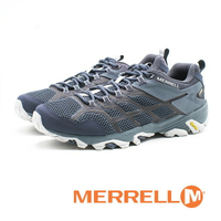 MERRELL GORE-TEX 健走鞋 耐磨抗菌 防水 登山鞋 運動鞋 防臭緩震 多功能 男鞋－藍(另有黑)