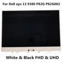 13.3'' replacement lcd for DELL XPS 13 9380 UHD FHD SCREEN ASSEMBLY touch display + FRAME white digitized LQ133D1JX31 08XDHY