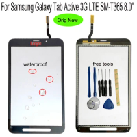8.0" For Samsung Galaxy Tab Active 3G LTE SM-T365 Outer Front Glass Touch Screen
