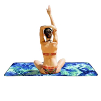 Non-Slip Yoga Mat Cover Towels Yoga Blankets Soft Fast Dry Foldable Microfiber Travel Beach Towels for Pilates Sports Workout