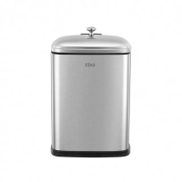 【CCKO】輕奢不鏽鋼茶水桶 茶渣桶 8L 不鏽鋼多用途垃圾桶 廚餘桶(茶水桶 茶渣桶)