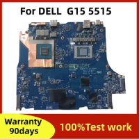 GDL5L LA-K454P For DELL Gaming G15 5515 Notebook Mainboard 02N46G 00VT1V 0PGC5N 0R3CDX RTX3050 RTX3050TI Laptop Motherboard DDR4