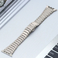 Luxury Titanium Metal Watch Band For Apple Watch Ultra 2 49mm Business Strap 45mm For iWatch Series 8 9 7 6 5 4 SE 44mm Bracelet