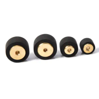 Copper Retractor Wheel Belt Pulley Rubber Audio Pressure Recorder Cassette Deck Pinch Roller Tape Stereo for Sony Player