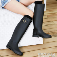 夏韓版雨鞋女高筒時尚防雨水鞋膠鞋馬丁雨靴戶外長筒水靴平底雨鞋