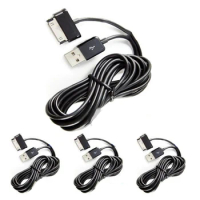 4 Pcs 30-Pin (6.6 Ft Long Cable)Data Cable for Samsung Galaxy Tab Note 7.0 7.7 8.9 10.1 Galaxy Tab Tablet